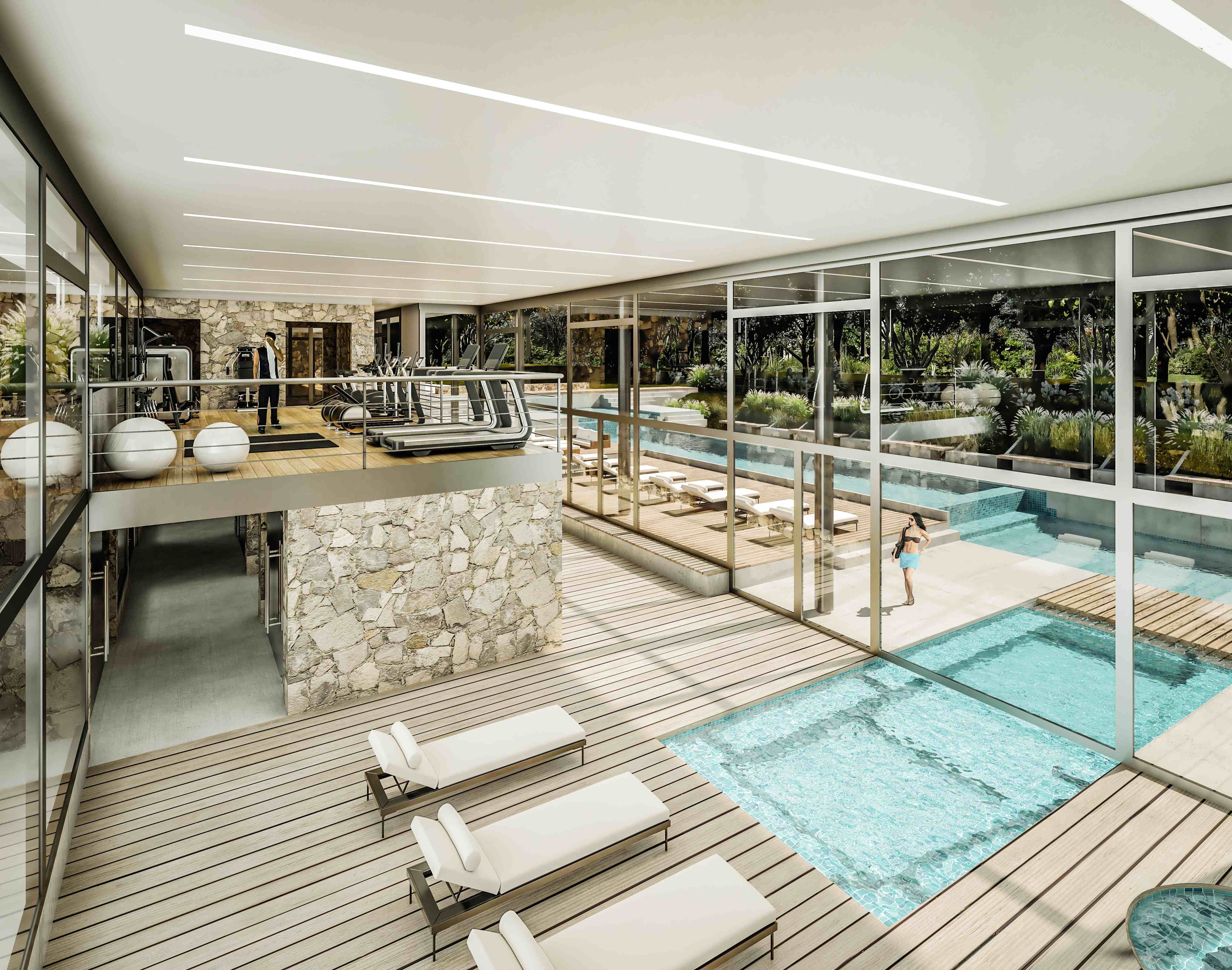 Gimnasio y Piscina Cubierta
